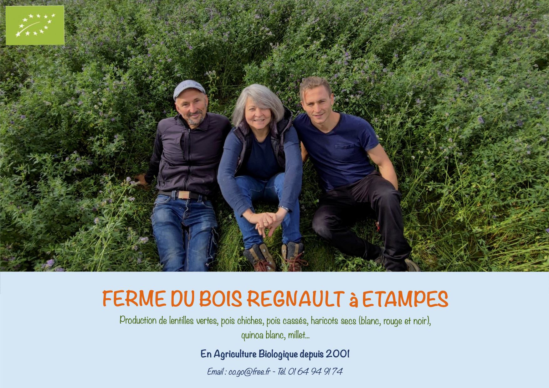 L'équipe des paysans de la ferme du Bois Regnault